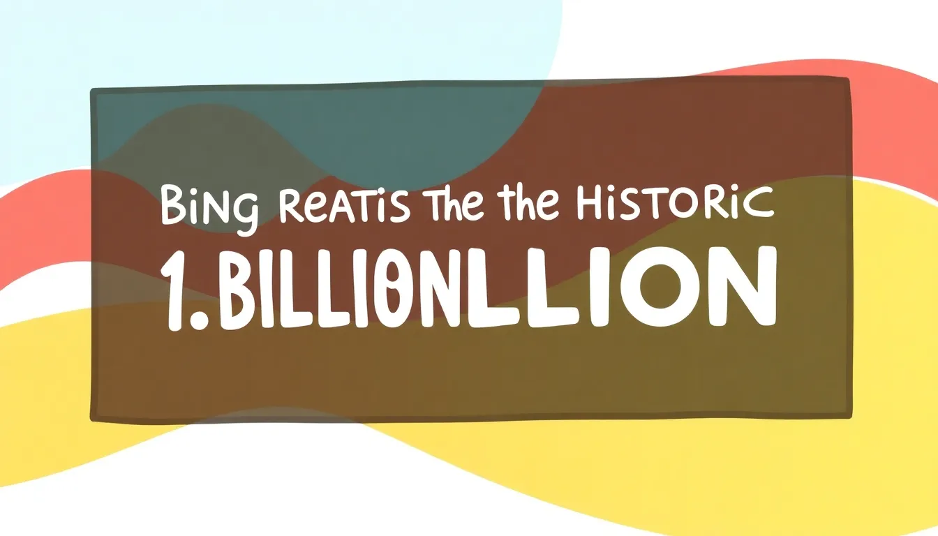BING FRANCHIT LE CAP HISTORIQUE D'1 MILLIARD D'UTILISATEURS MENSUELS