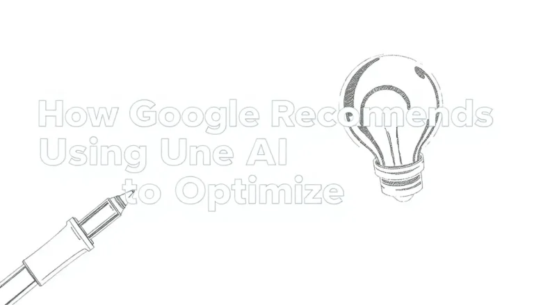 COMMENT GOOGLE RECOMMANDE D'UTILISER L'IA POUR OPTIMISER LE SEO