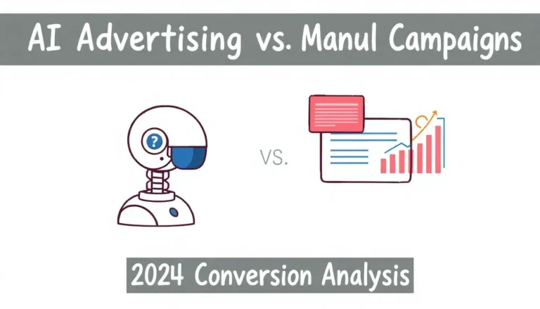 PUBLICITÉS IA VS CAMPAGNES MANUELLES : ANALYSE DES CONVERSIONS 2024